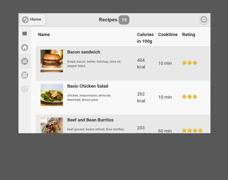 Screenshot menu viewer 1